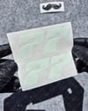GIDW2 Numara Seçenekli Karanlıkta Işıldayan 2li Set Numara Stickerı