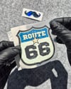 GIDW30 Karanlıkta Işıldayan Route 66 Etiketi