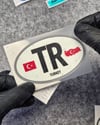 GIDW37 Karanlıkta Işıldayan Turkiye (TR) Ulke Etiketi