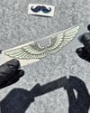 GIDW43 Karanlıkta Işıldayan Kanat Etiketi
