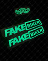 GIDW45 Karanlıkta Işıldayan Fake Biker Etiketi 2li Set