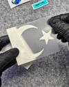 GIDW5 Karanlıkta Işıldayan Ay Yıldız Etiketi