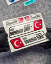 GIDWBT09 Karanlıkta Işıldayan İsme Özel Kan Grubu Etiket Seti