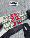GIDWBT09 Karanlıkta Işıldayan İsme Özel Kan Grubu Etiket Seti