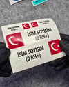 GIDWBT10 Karanlıkta Işıldayan İsme Özel Kan Grubu Etiket Seti