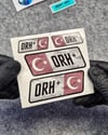 GIDWBT12 Karanlıkta Işıldayan 0 Rh Pozitif (+) Kan Grubu Etiket Seti