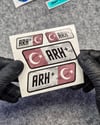 GIDWBT13 Karanlıkta Işıldayan A Rh Pozitif (+) Kan Grubu Etiket Seti