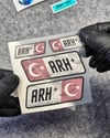 GIDWBT13 Karanlıkta Işıldayan A Rh Pozitif (+) Kan Grubu Etiket Seti