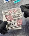 GIDWBT17 Karanlıkta Işıldayan AB Rh Pozitif (+) Kan Grubu Etiket Seti