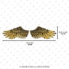 GLD10 Altın Seri Kanat Etiketi