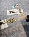 GLD11 Altın Seri Limited Etidion Etiket Seti 3'lü Set