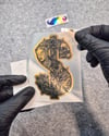 GLD15 Altın Seri Gangsta Motifli Dolar Etiketi