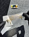 GLD20 Altın Seri Motosiklet Kalp Ritim Etiketi