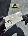 GLD20 Altın Seri Motosiklet Kalp Ritim Etiketi