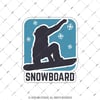 HBG100 Snowboard Yazili Etiket