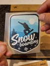 HBG104 Snowboarding Yazili Etiket