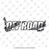 HBG116 Lastik Izi Efektli Off Road Yazisi