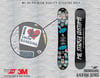 HBG45 I love Snowboard Etiketi