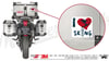 HBG46 I love Skiing Etiketi