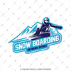 HBG71 Snowboarding Yazili Etiket