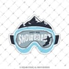 HBG92 Snowboard Gozluk Etiketi