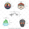HBGBDL14 Bisiklet Sticker Seti 5 Parca