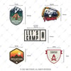 HBGBDL19 Kamp Sticker Seti 5 Parca