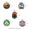 HBGBDL20 Kamp Sticker Seti 5 Parca