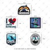 HBGBDL3 Snowboard Sticker Seti 5 Parca