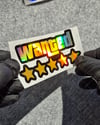 HLG103 Hologram Wanted Yazılı Etiket
