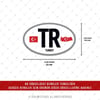 HLG106 HologramTurkiye (TR) Reflektif Ulke Etiketi