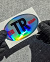 HLG106 HologramTurkiye (TR) Reflektif Ulke Etiketi