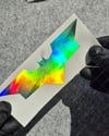 HLG108 Hologram Triangle Yarasa Etiketi