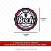 HLG112 Hologram Rock Yazılı Etiket