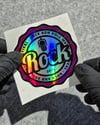 HLG112 Hologram Rock Yazılı Etiket