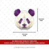 HLG117 Hologram Üçgen Tasarım Panda Etiketi