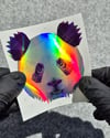 HLG117 Hologram Üçgen Tasarım Panda Etiketi