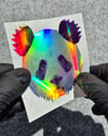 HLG117 Hologram Üçgen Tasarım Panda Etiketi