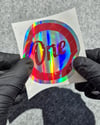 HLG118 Hologram Kırmızı Renk One Yazılı Etiket