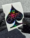 HLG119 Hologram Ace of Speeds Yazılı Etiket