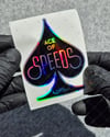 HLG119 Hologram Ace of Speeds Yazılı Etiket