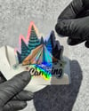 HLG122 Hologram Orman Kampı Yazılı Etiket