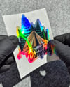 HLG122 Hologram Orman Kampı Yazılı Etiket