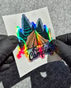 HLG122 Hologram Orman Kampı Yazılı Etiket
