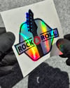 HLG123 Hologram Rock & Roll Yazılı Etiket