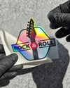 HLG123 Hologram Rock & Roll Yazılı Etiket