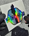 HLG123 Hologram Rock & Roll Yazılı Etiket