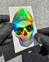 HLG127 Hologram Bereli Cool Kurukafa Etiketi
