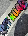 HLG130 Hologram Lastik Izi Efektli Off Road Yazisi