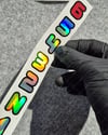 HLG131 Hologram 1 N 2 3 4 5 6 Yazili Vites Etiketi